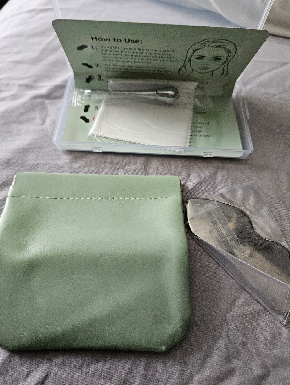 Ann Rose Guasha Tool &eye Cream Applicator